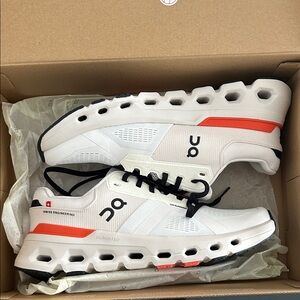 On Running women’s White and red/orange Sneakers